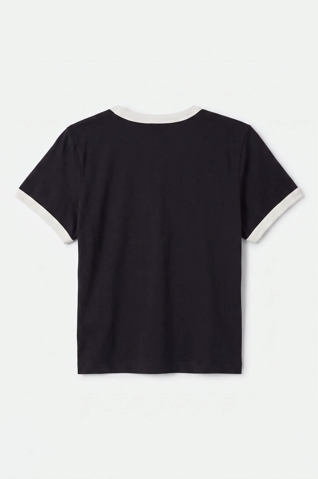 brixton-sunny-days-baby-t-shirt-damen-schwarz-wei-slim image 2