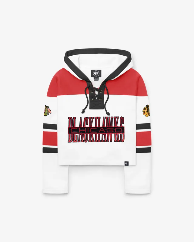 47-lacer-blackhawks-cut-thru-cropped-lacer-hood-damen-white-wash image 1