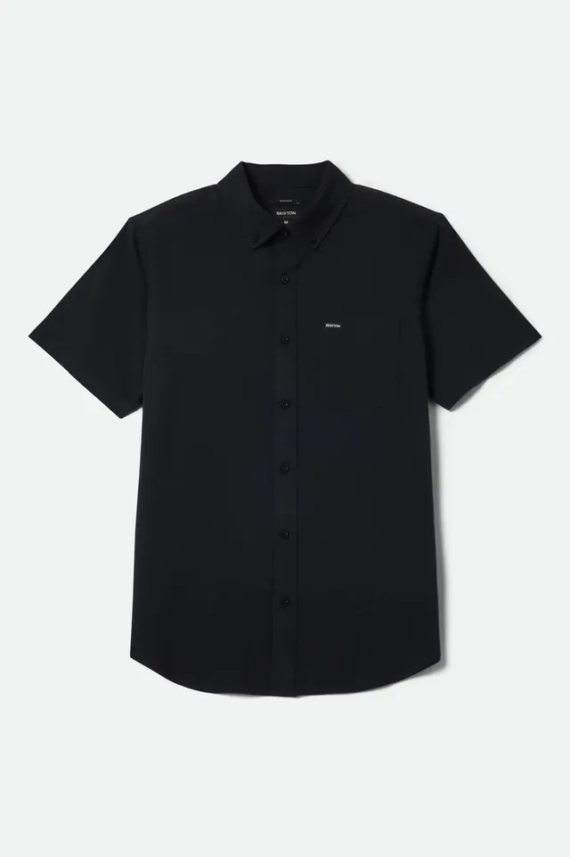 brixton-sanford-oxford-hemd-herren-schwarz-stretch image 1