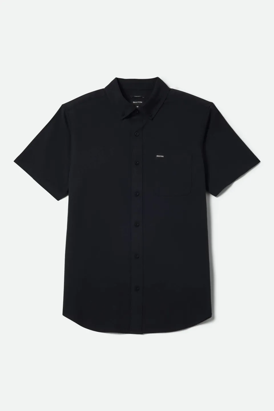 brixton-sanford-oxford-hemd-herren-schwarz-stretch image 1