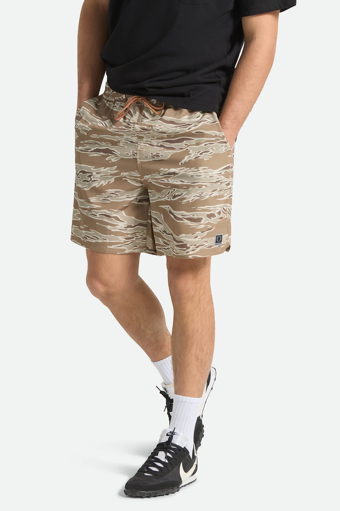 brixton-journey-active-short-shorts-desert-tiger-camo image 5