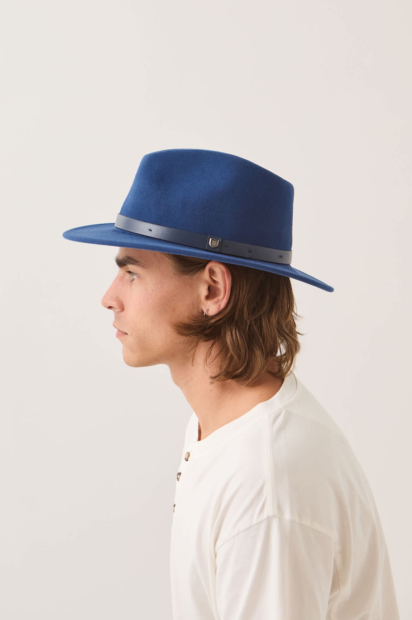 brixton-messer-fedora-classic-navy-wollfilz-hut image 3
