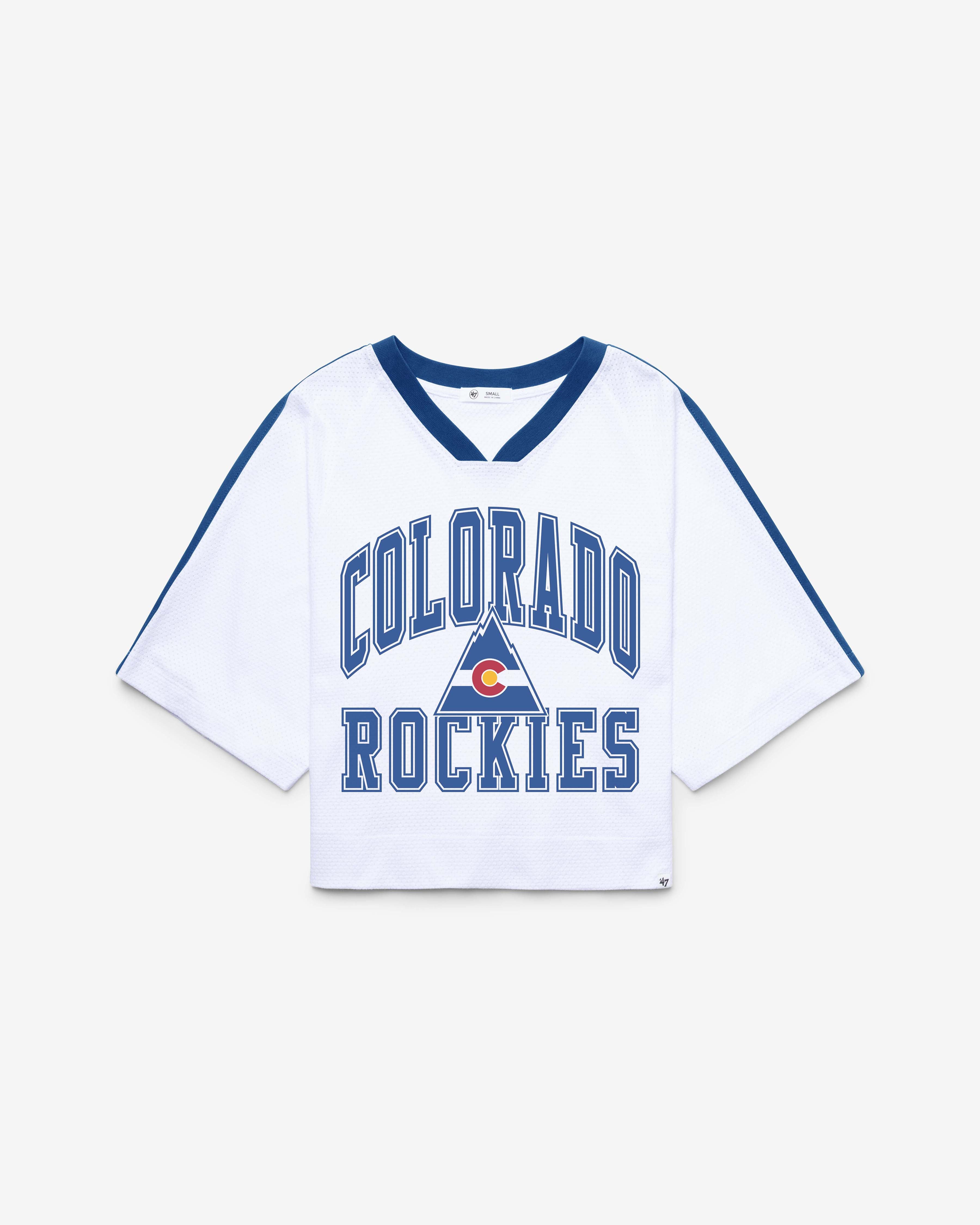 47-brand-long-sleeve-colorado-rockies-raglan-wei-damen image 1