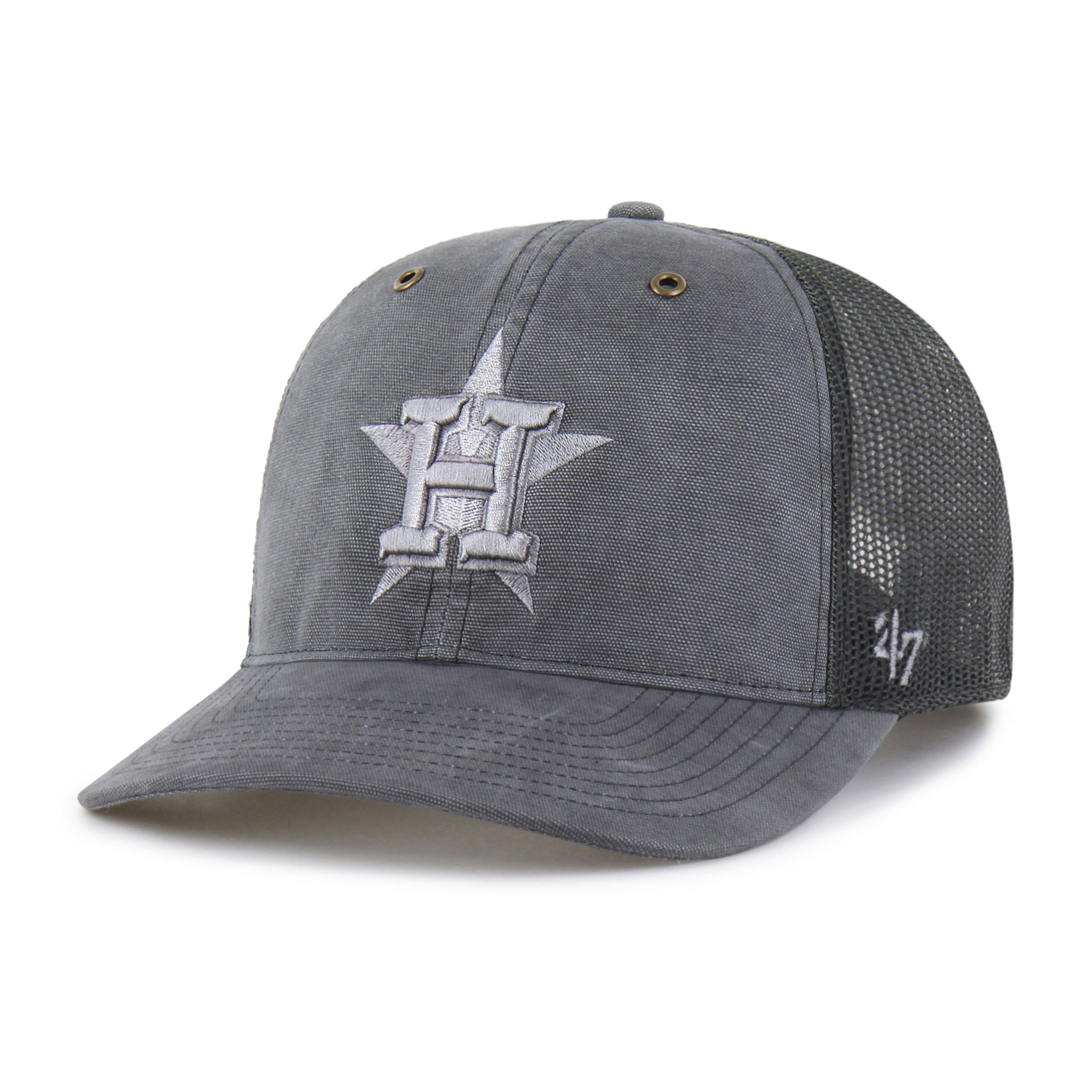 47-brand-47-trucker-houston-astros-cap-schwarz-snapback-mesh image 4