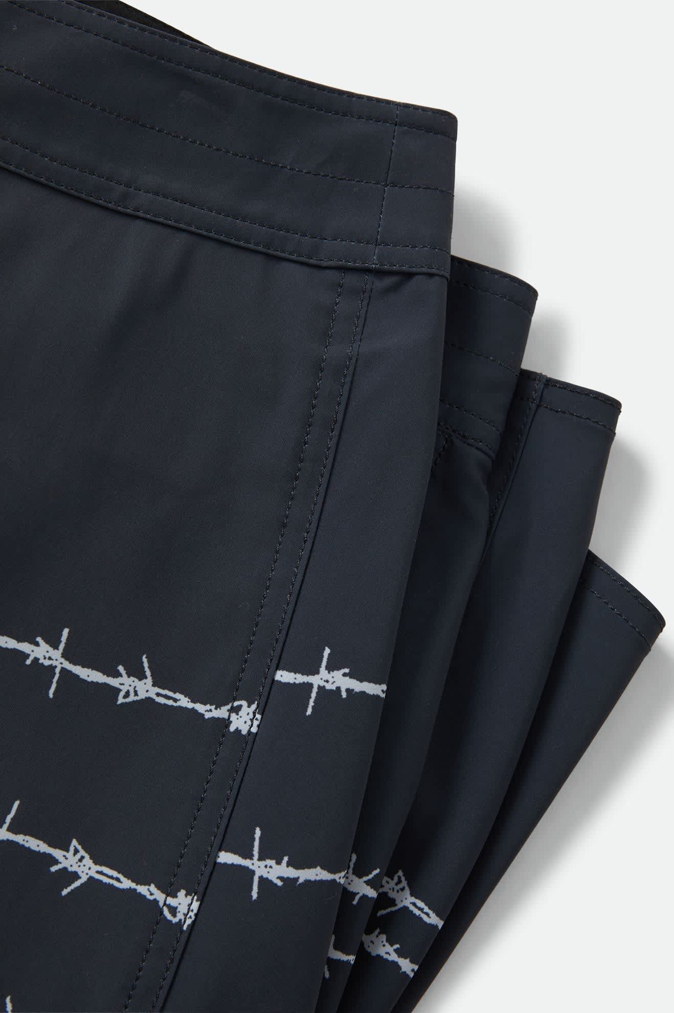 brixton-blitz-boardshort-19-schwarz-barb-wire image 8