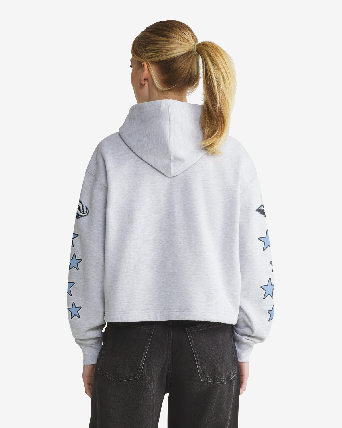 47-brand-headline-crew-utah-mammoth-venice-hoodie-relay-grey image 2