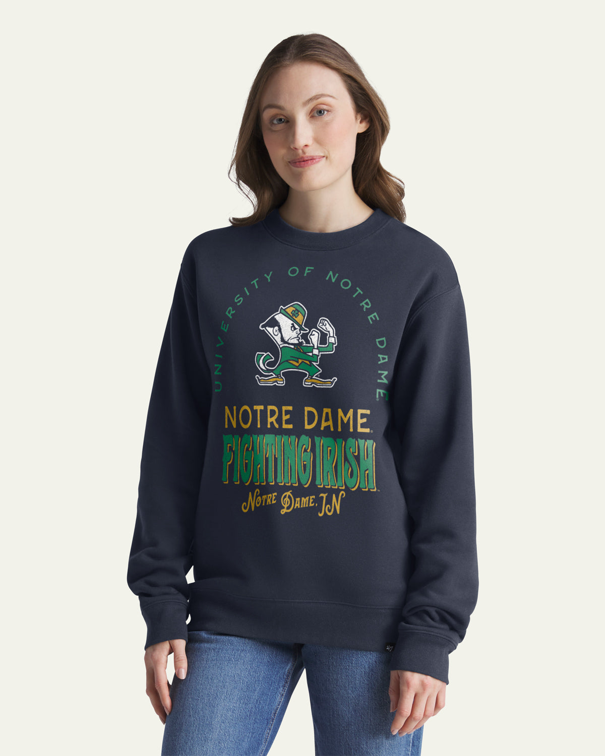 47-notre-dame-juggletoss-everyday-crew-sweatshirt-navy image 3