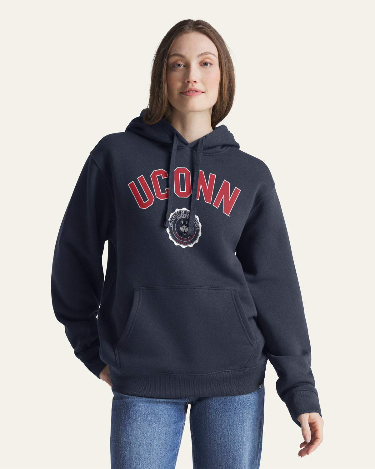 47-headline-crew-uconn-crest-bend-hoodie-navy image 3