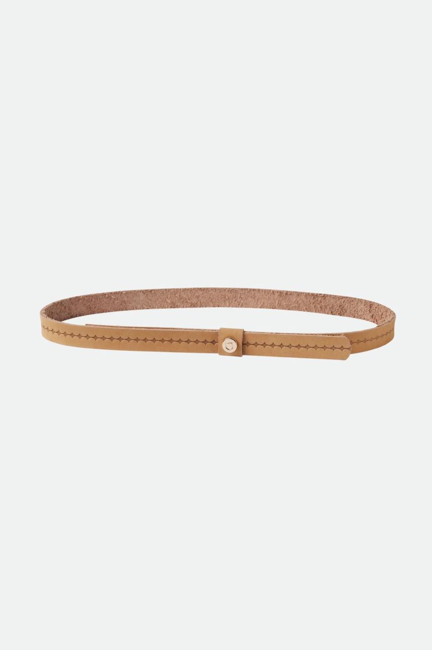 brixton-adjustable-shield-hutband-sand-star-kunstleder image 1