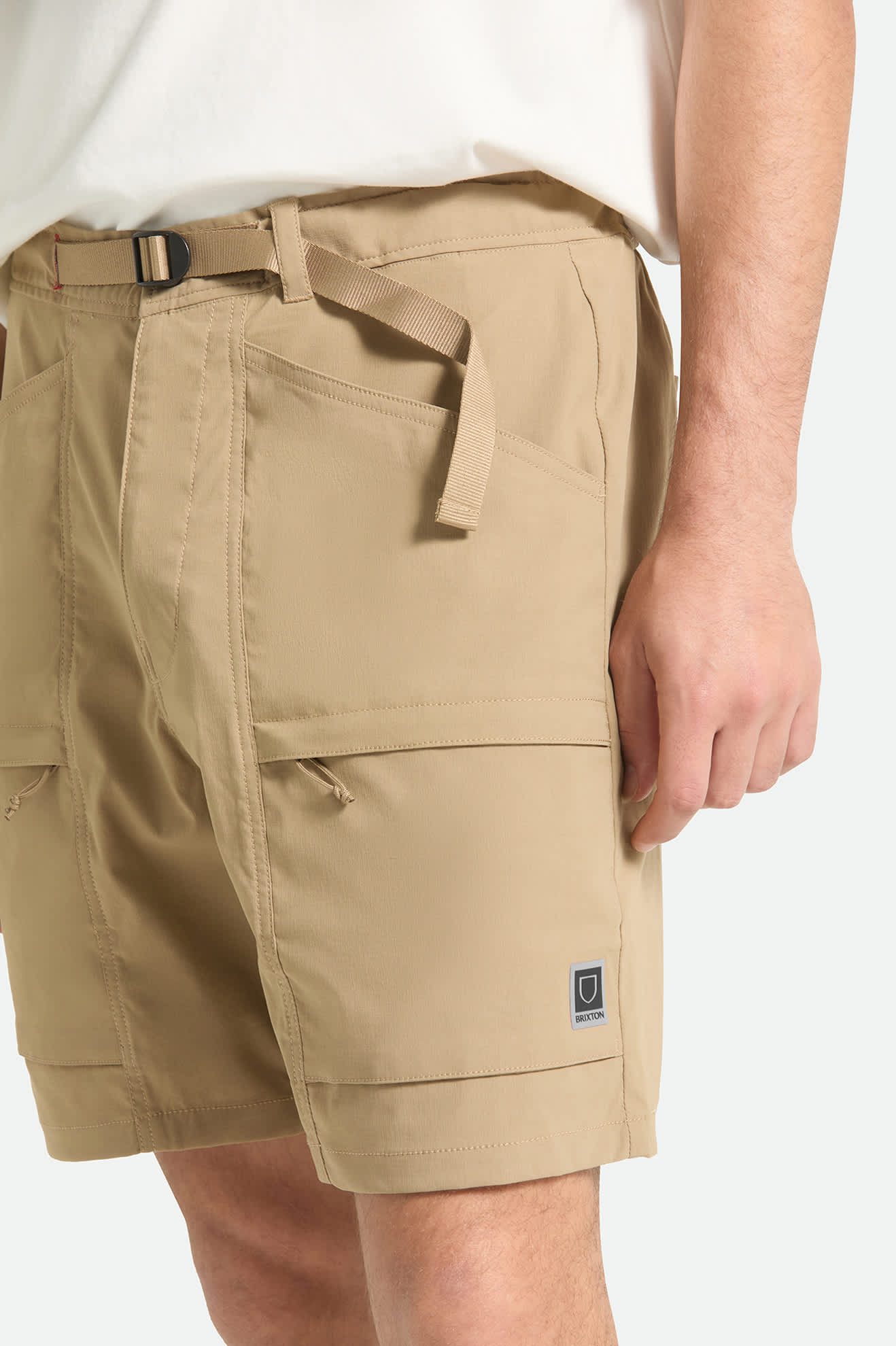 brixton-journey-utility-short-khaki-ripstop-kurze-hose image 4