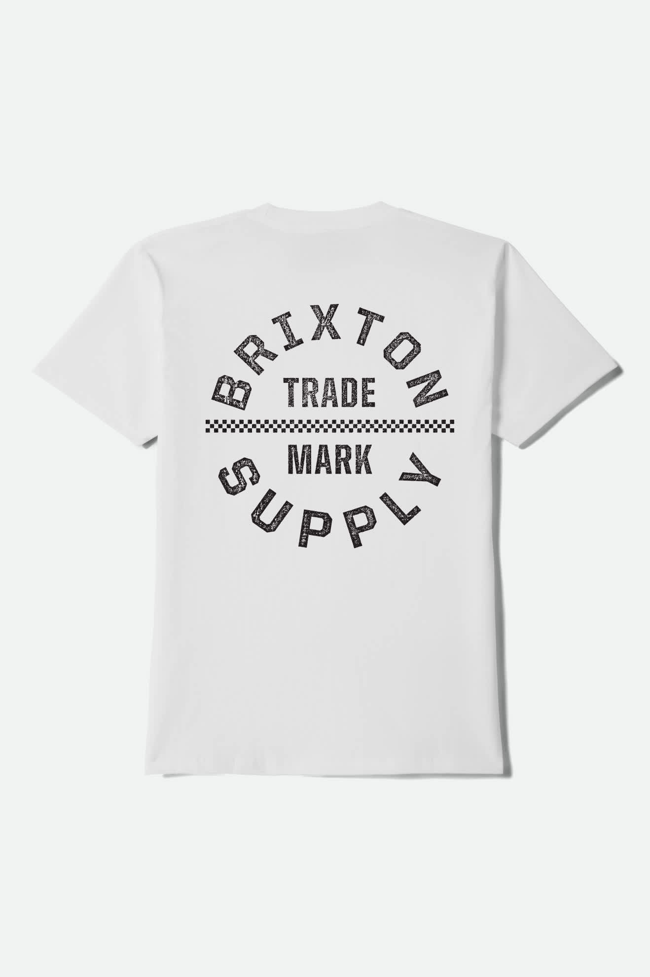 brixton-oath-v-t-shirt-wei-schwarz-grafik image 1