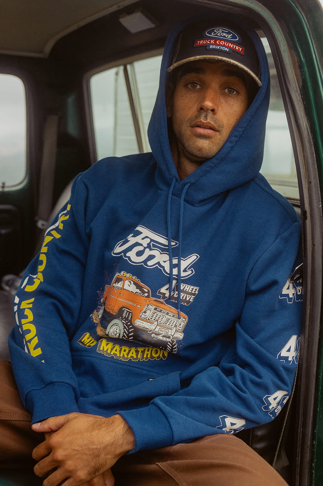 brixton-ford-mud-marathon-hoodie-ford-blue-herren image 4