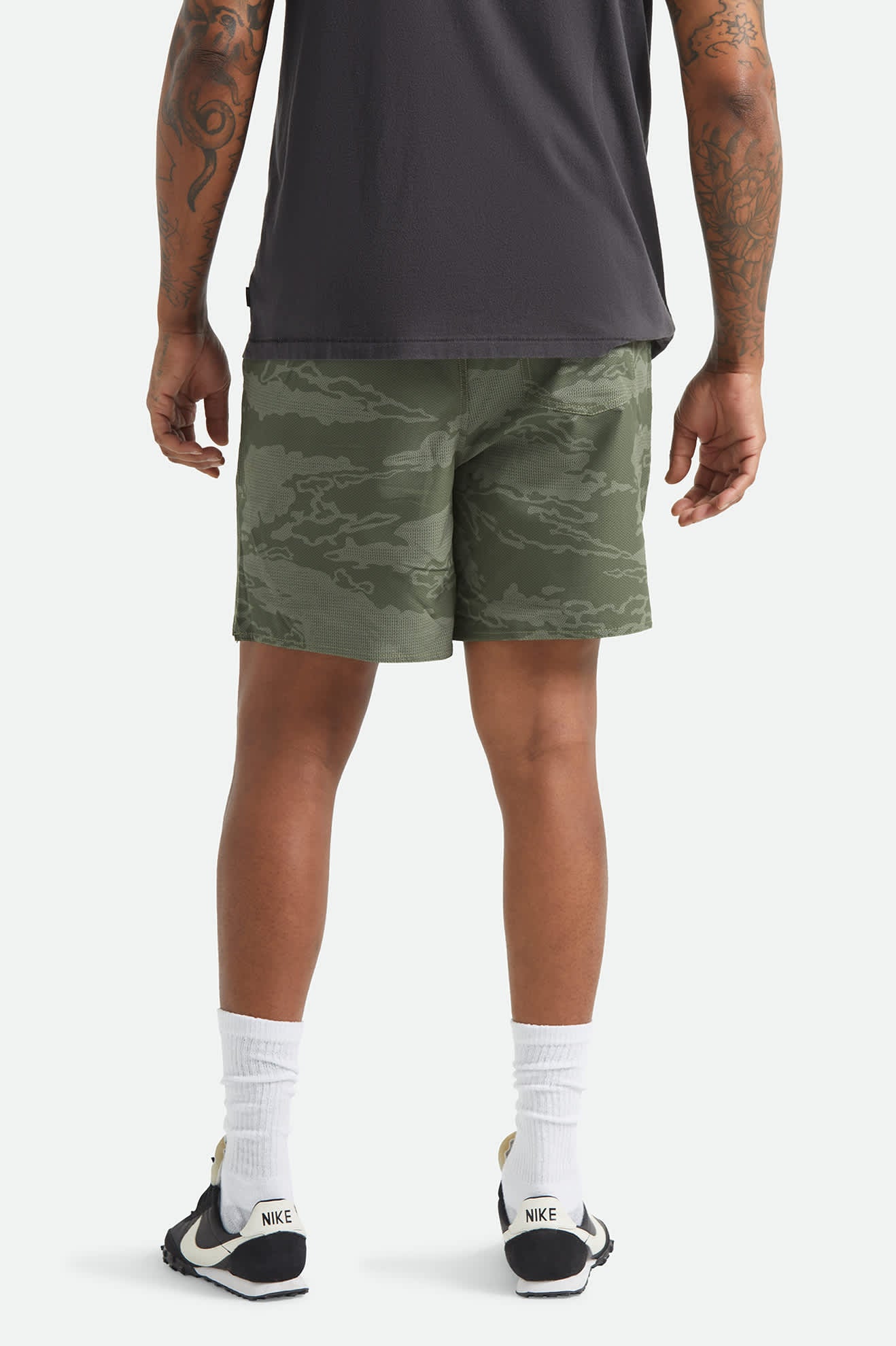 brixton-journey-active-short-olive-tiger-camo image 4