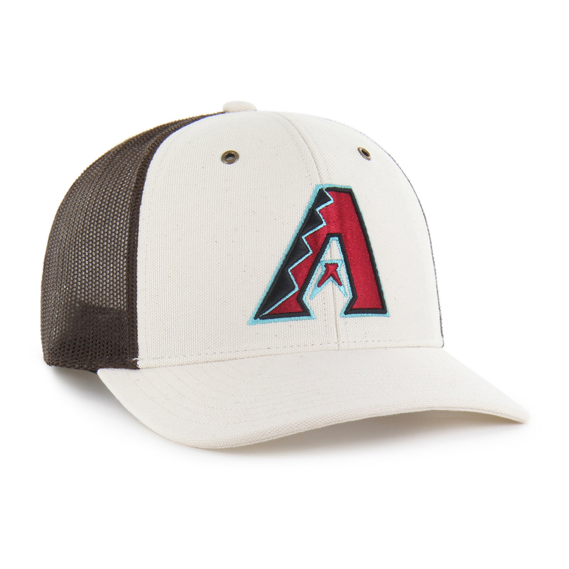47-brand-arizona-diamondbacks-trucker-cap-natural-herren image 4