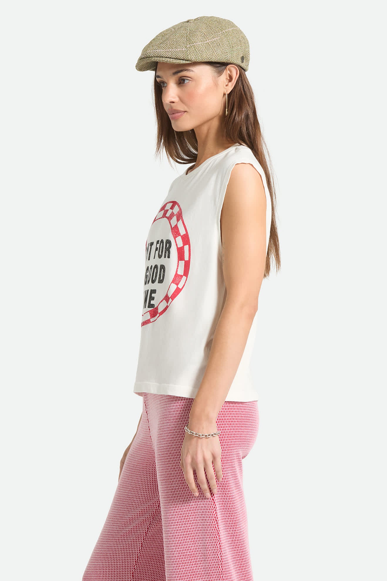 brixton-good-time-muscle-tank-off-white-grafik-baumwolle image 3
