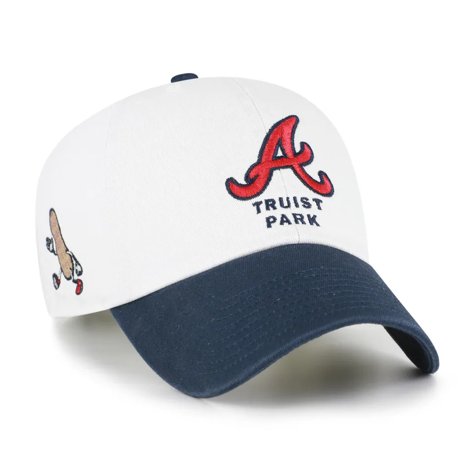 47-brand-clean-up-atlanta-braves-cap-sandstone-osf image 1