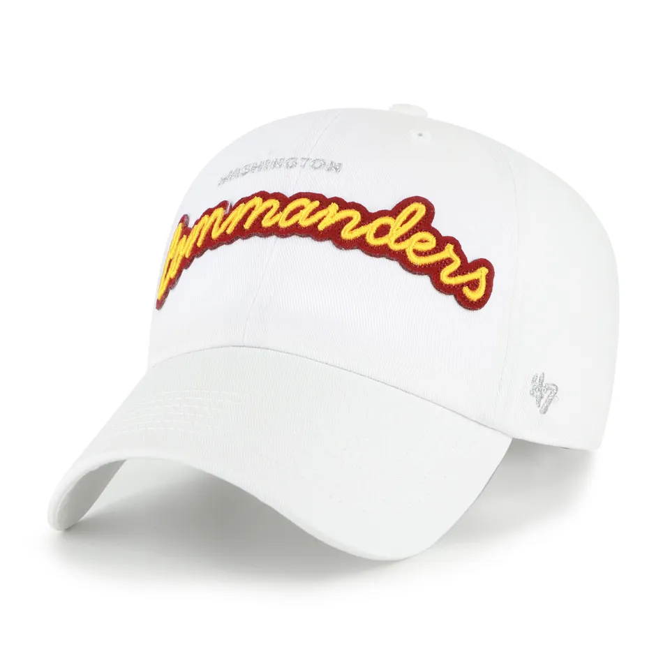 47-clean-up-washington-commanders-cap-weiss-damen image 1
