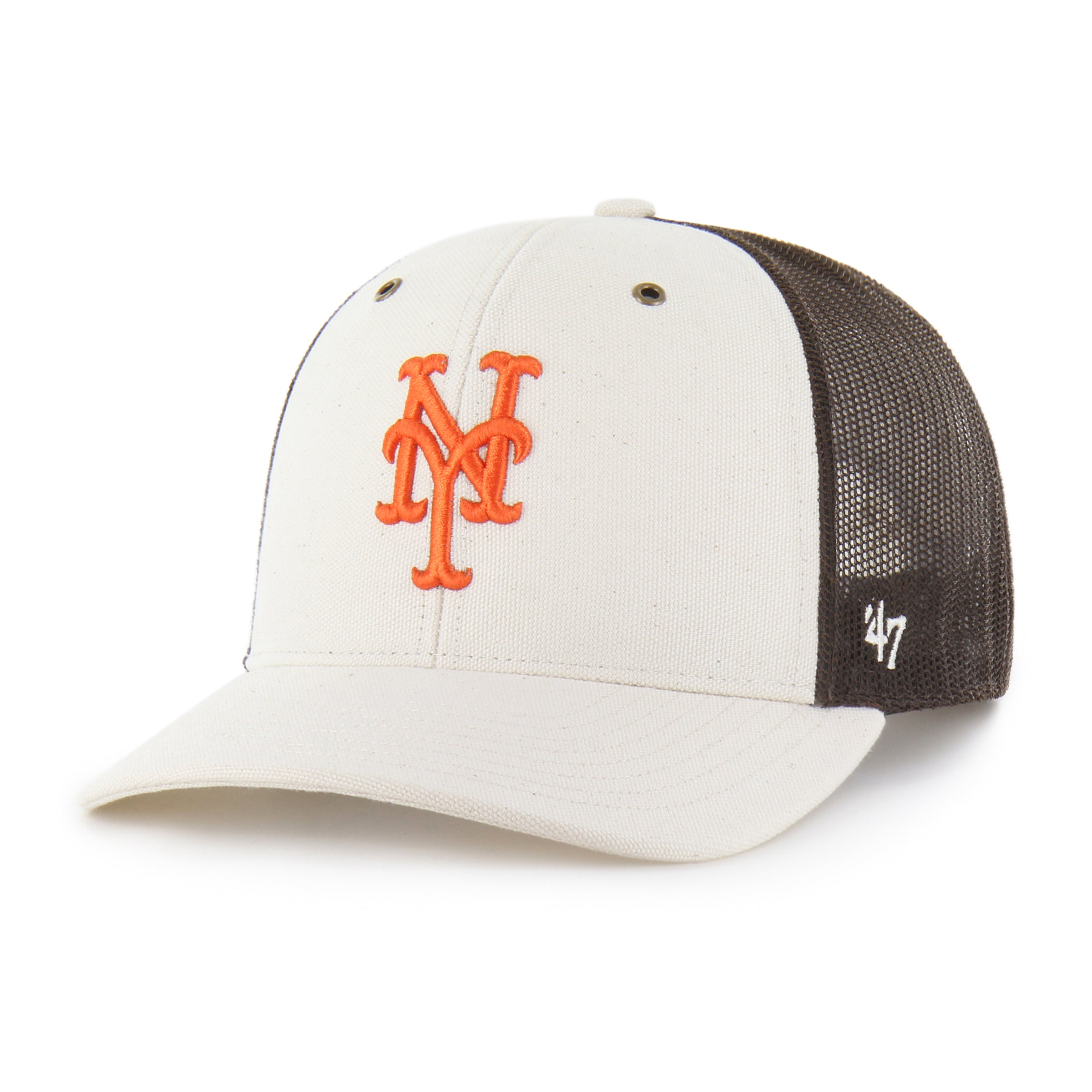 47-brand-47-trucker-new-york-mets-cap-natural-snapback image 1