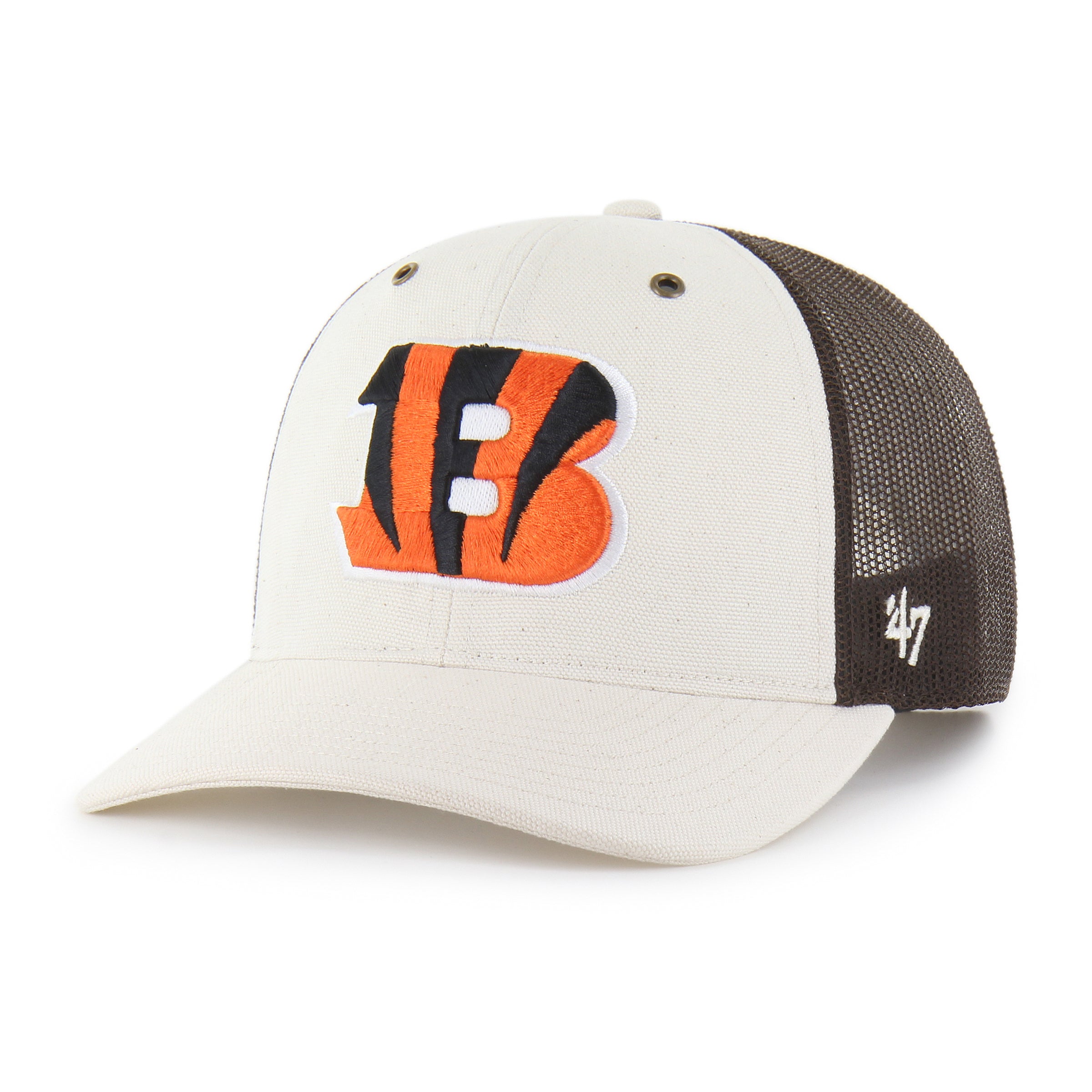 47-brand-47-trucker-carhartt-undyed-cap-bengals-natural-osf image 1