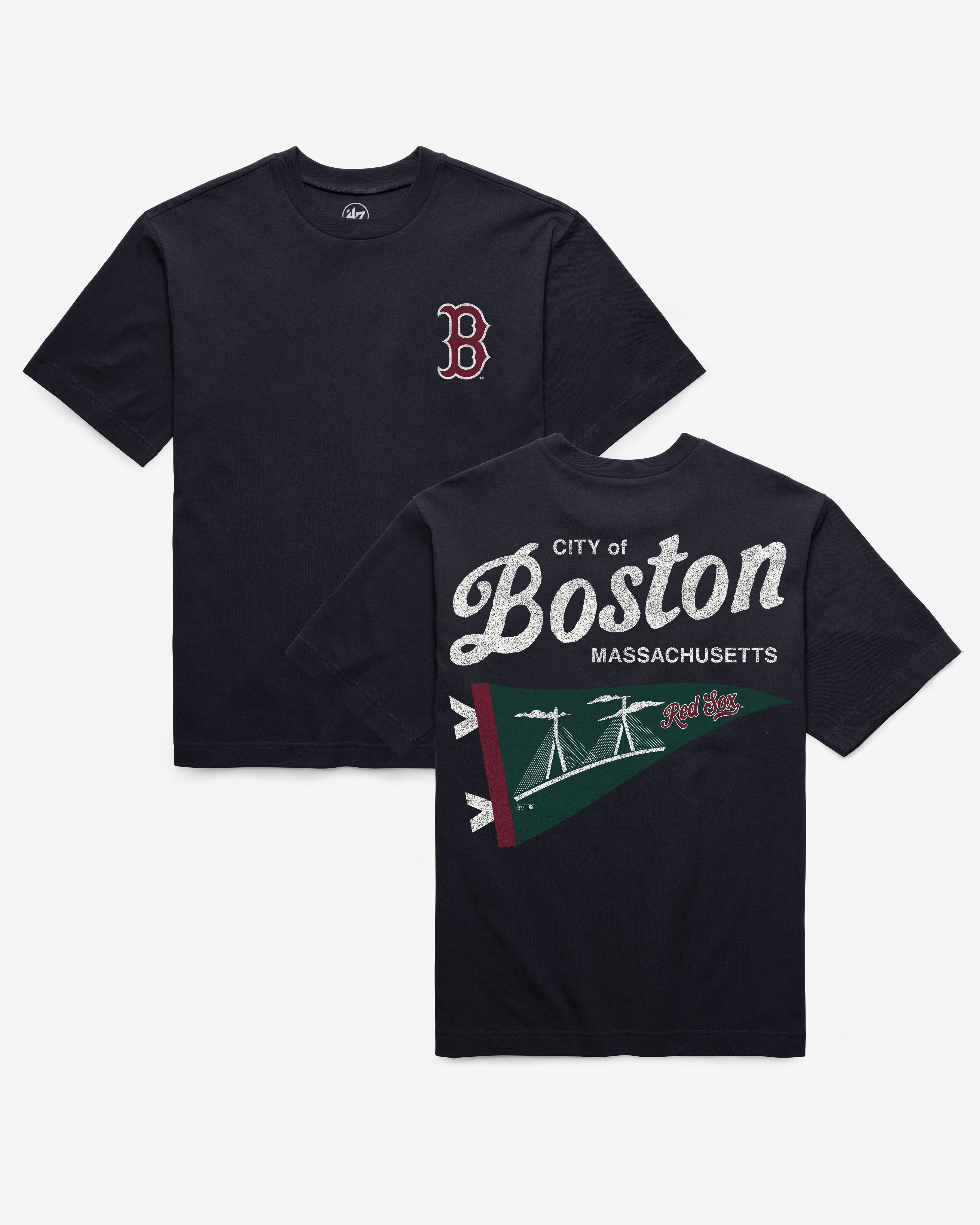 47-brand-foundation-tee-boston-red-sox-t-shirt-navy image 1