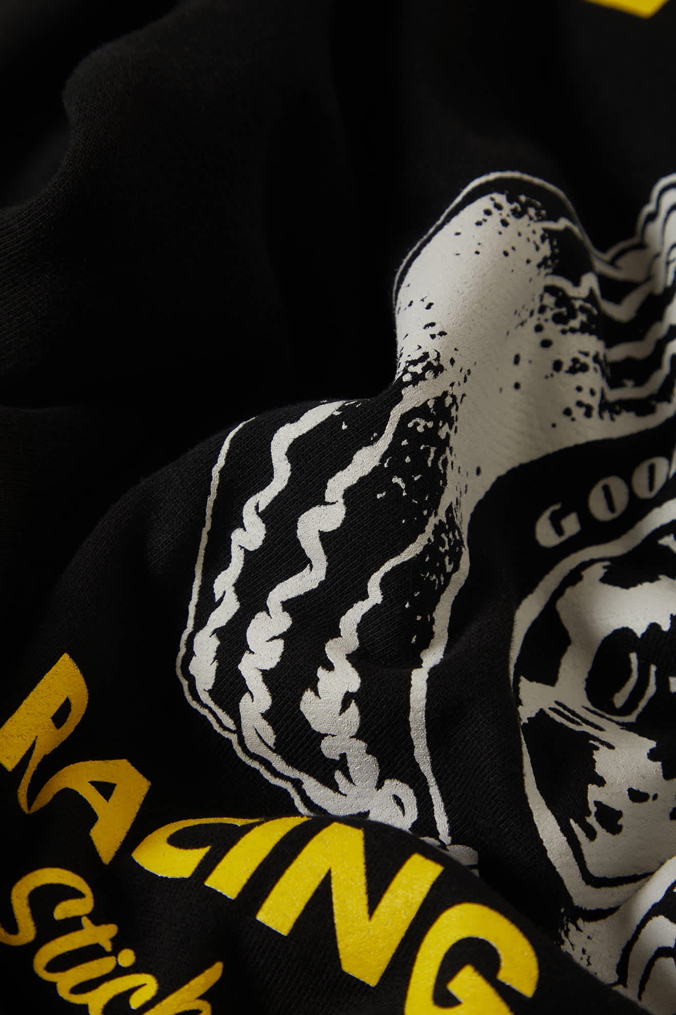 brixton-goodyear-cheater-slick-hood-hoodie-schwarz image 4