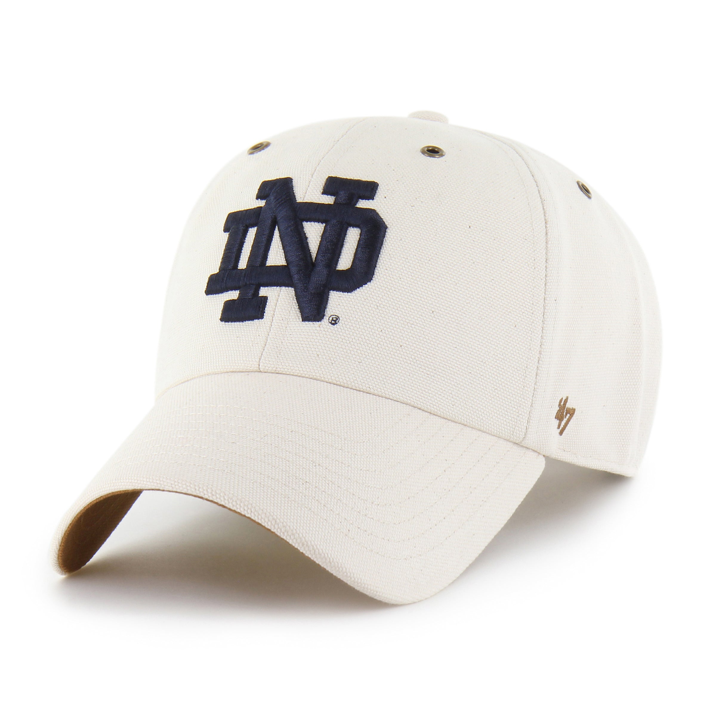 47-brand-47-clean-up-notre-dame-cap-natural-carhartt-duck image 1