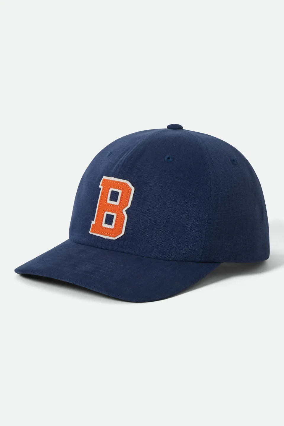 brixton-big-b-adjustable-cap-midnight-blue-orange-baumwolle image 1