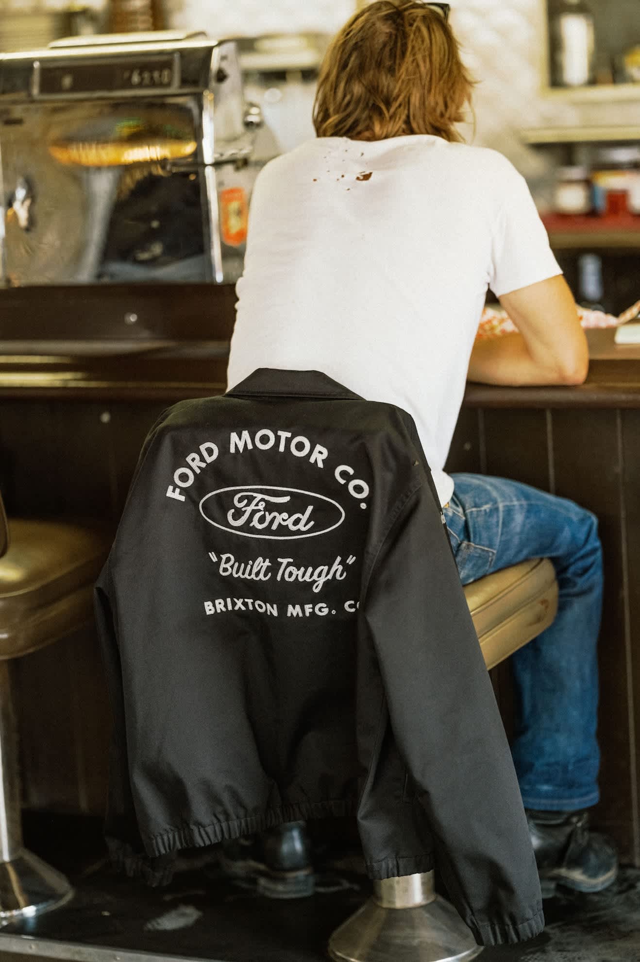 brixton-ford-harrington-jacke-burnt-rubber image 4