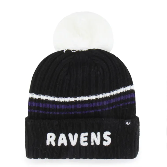 47-brand-baltimore-ravens-cuff-knit-beanie-schwarz-damen image 1