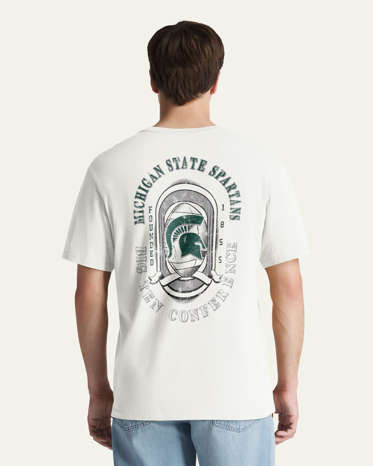47-foundation-michigan-state-spartans-t-shirt-sandstone-baumwolle image 1