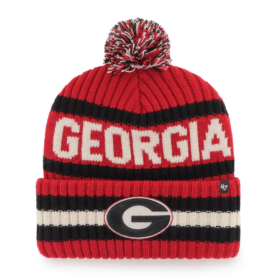 47-bering-georgia-bulldogs-cuff-knit-beanie-rot-acryl image 1
