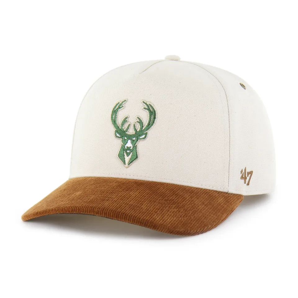 47-brand-47-hitch-milwaukee-bucks-cap-natural-snapback image 1