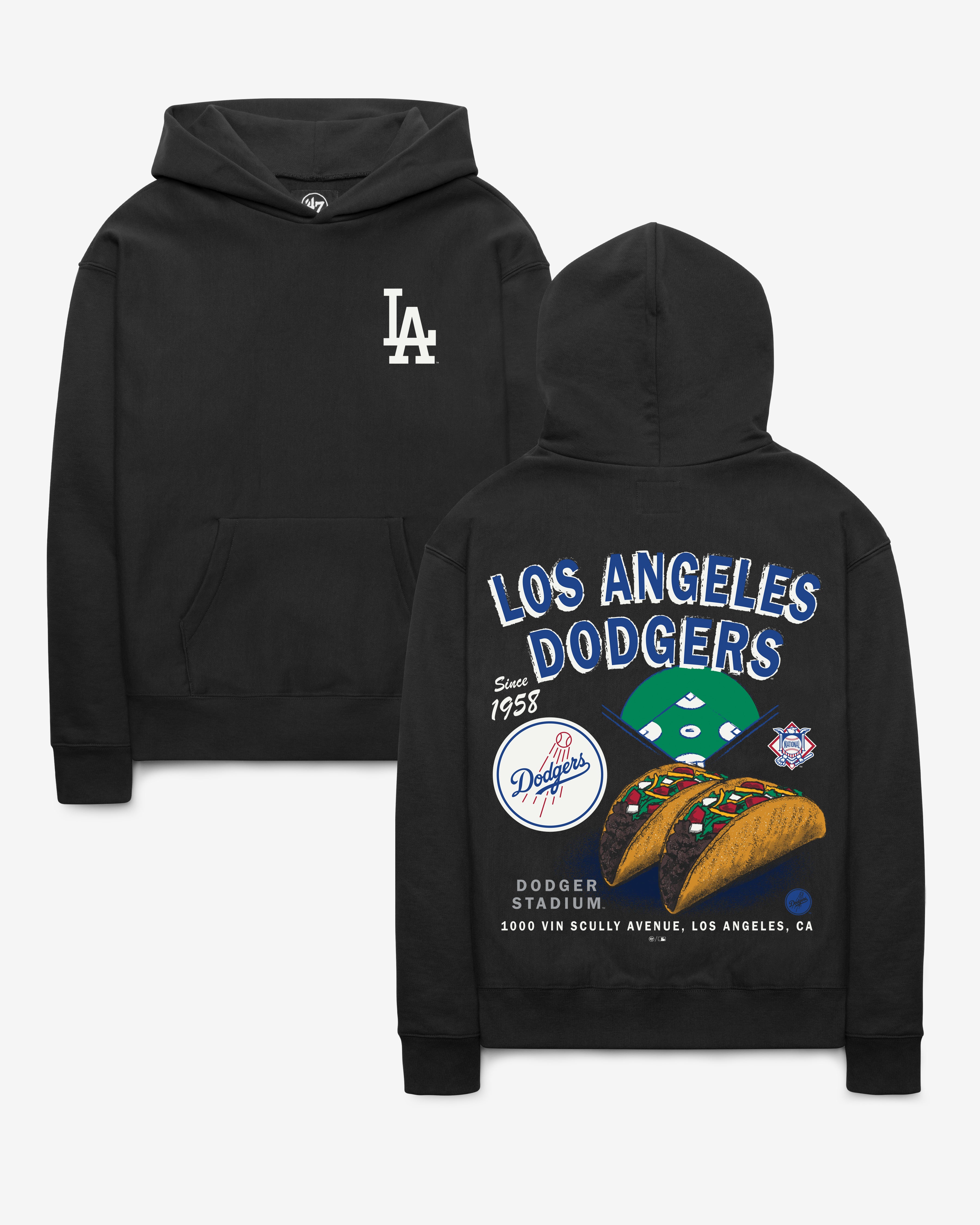 47-foundation-dodgers-stadium-hoodie-schwarz image 1