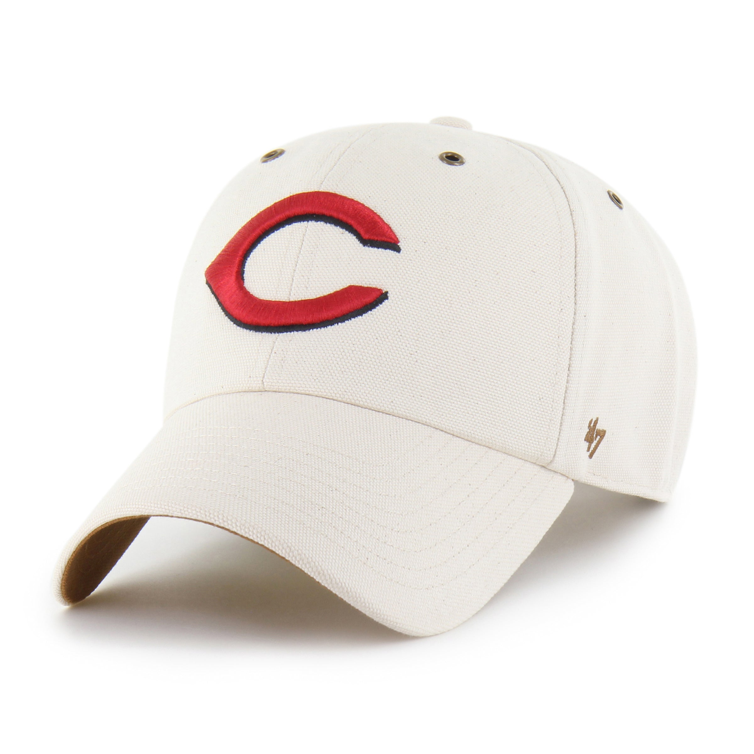 47-clean-up-reds-carhartt-undyed-cap-natural image 1