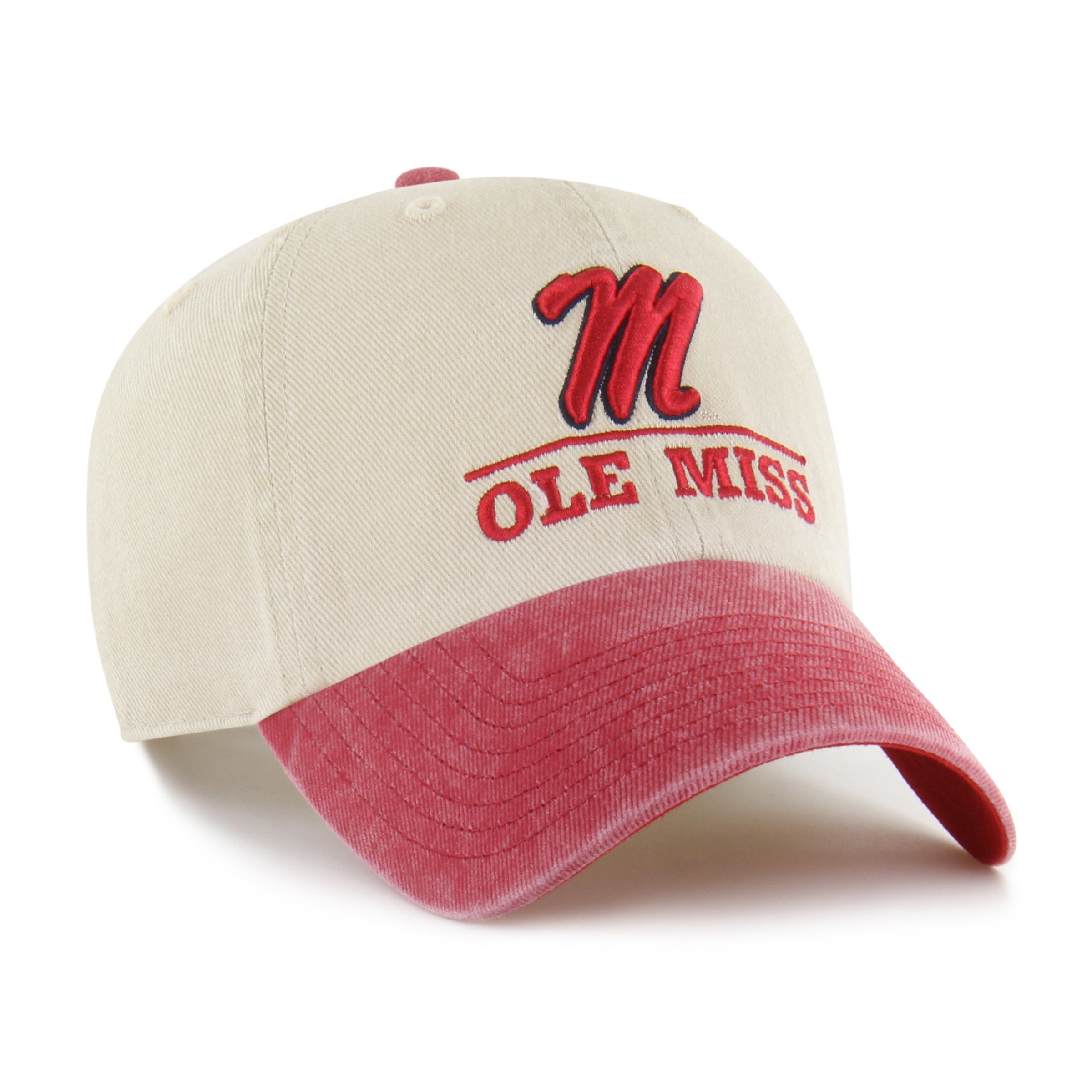 47-mississippi-rebels-logo-line-clean-up-cap-mojave-ncaa image 3