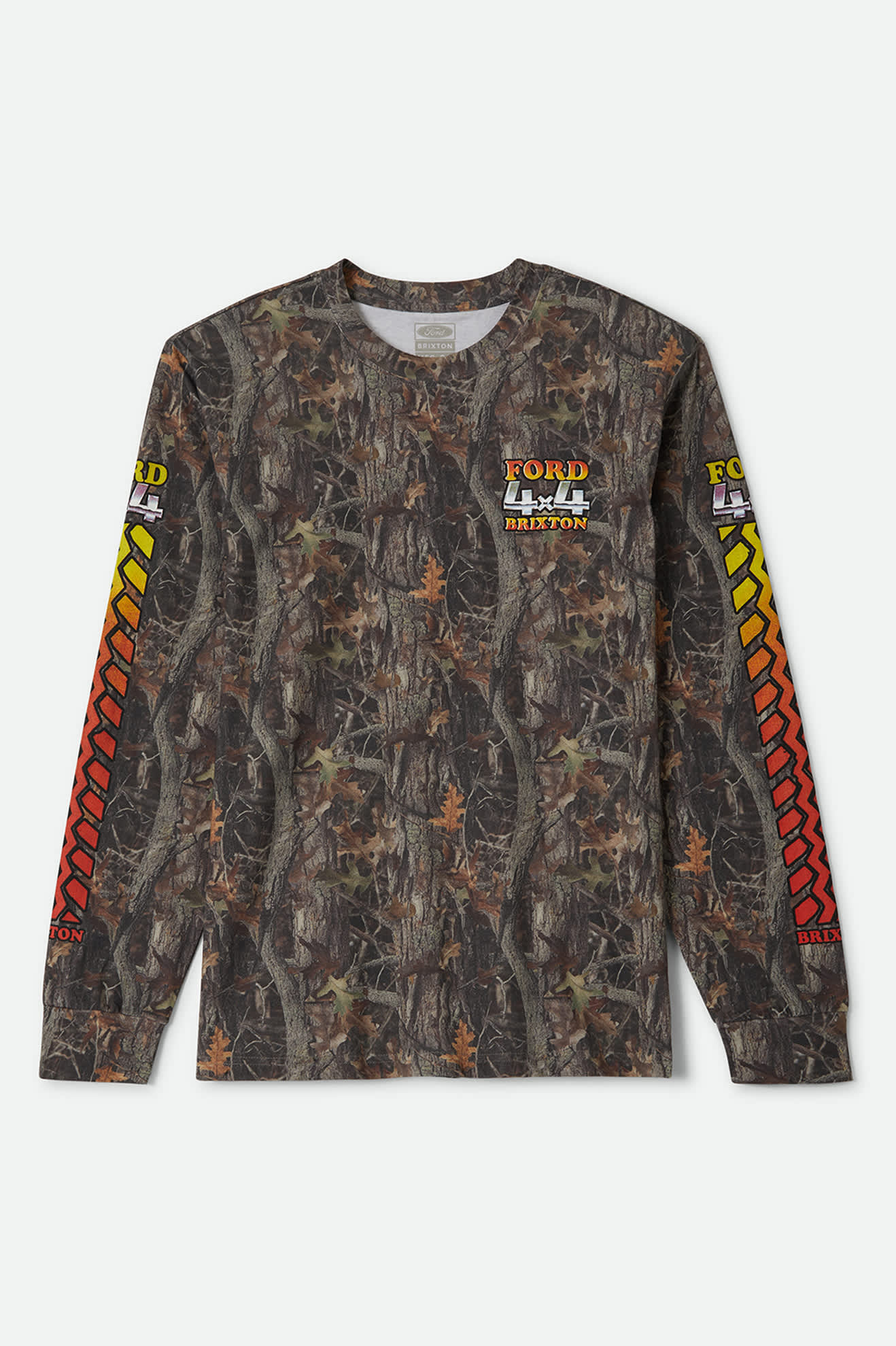 brixton-ford-4x4-chrome-longsleeve-gr-n-herren image 1