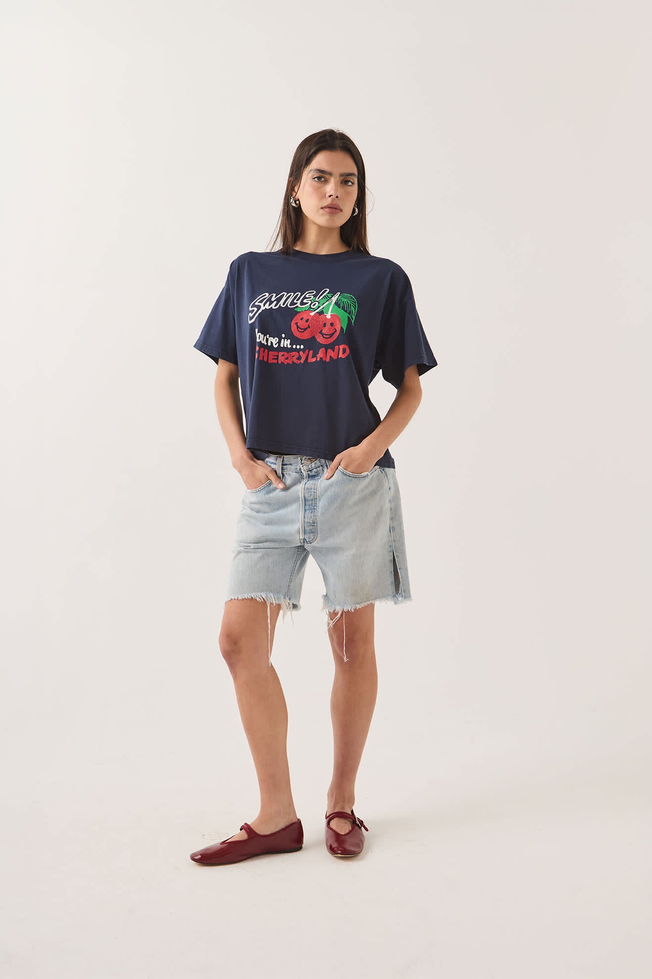 brixton-cherryland-boxy-cropped-crew-washed-navy image 1