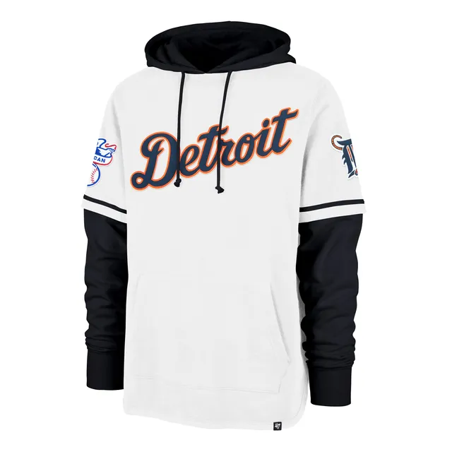 47-brand-shortstop-detroit-tigers-hoodie-white-wash image 1
