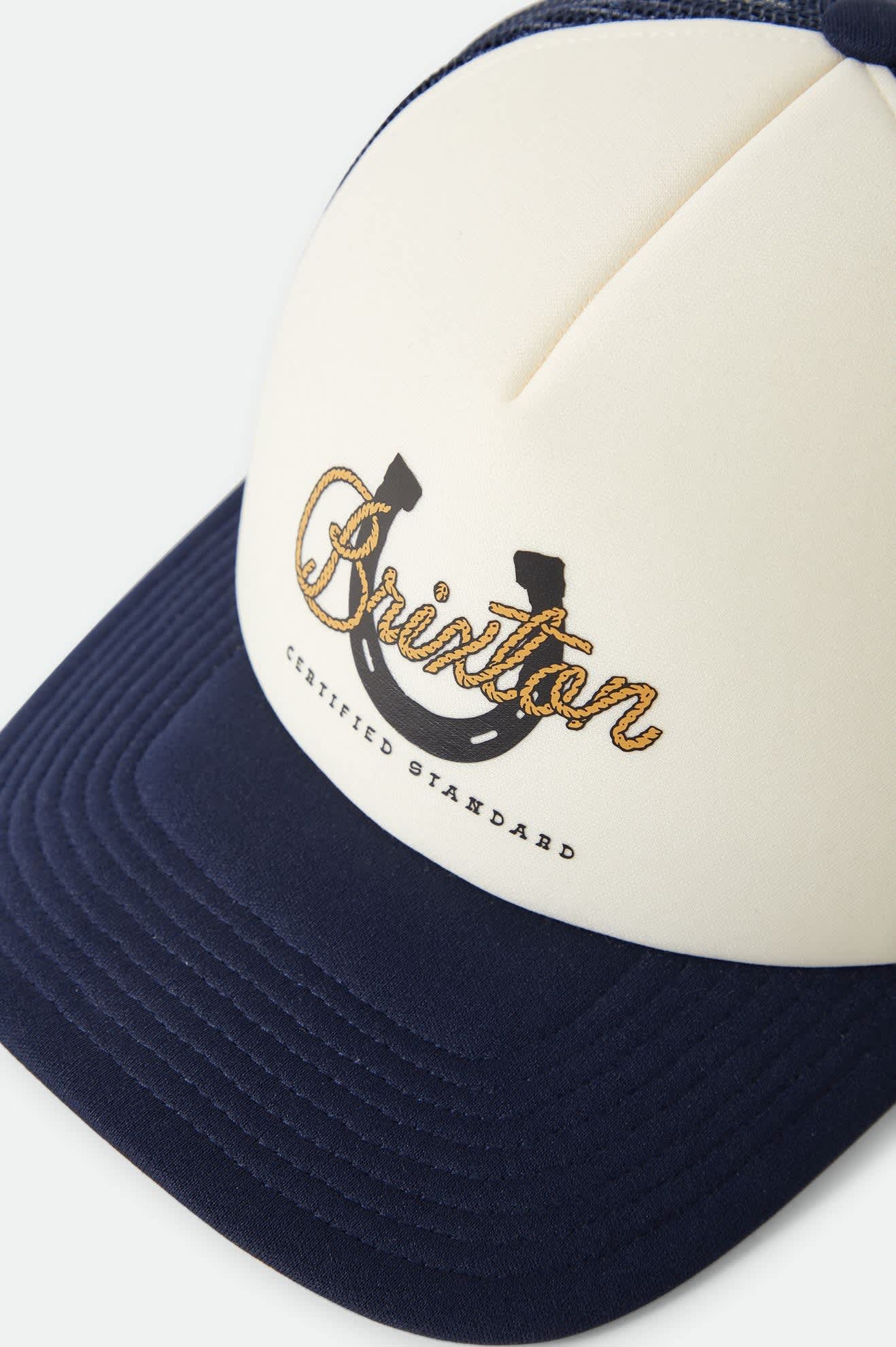 brixton-horseshoe-trucker-cap-washed-navy-verstellbar image 3