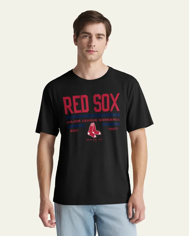 47-foundation-red-sox-stack-block-everyday-tee-schwarz image 1