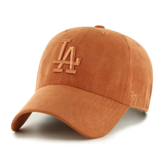 47-clean-up-los-angeles-dodgers-ballpark-suede-cap-burnt-orange image 1