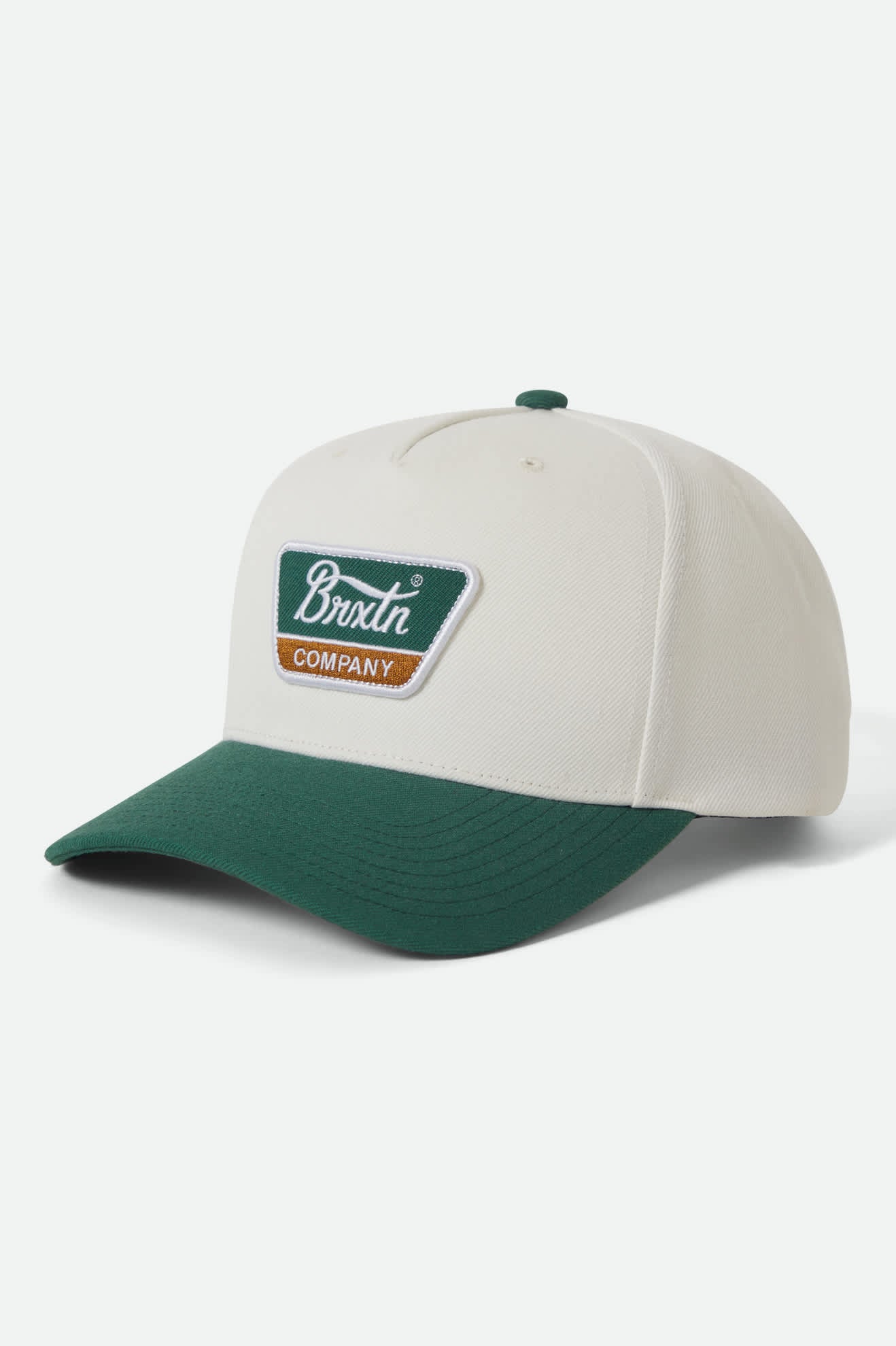 brixton-linwood-netplus-snapback-cap-off-white-primal-green-verstellbar image 1