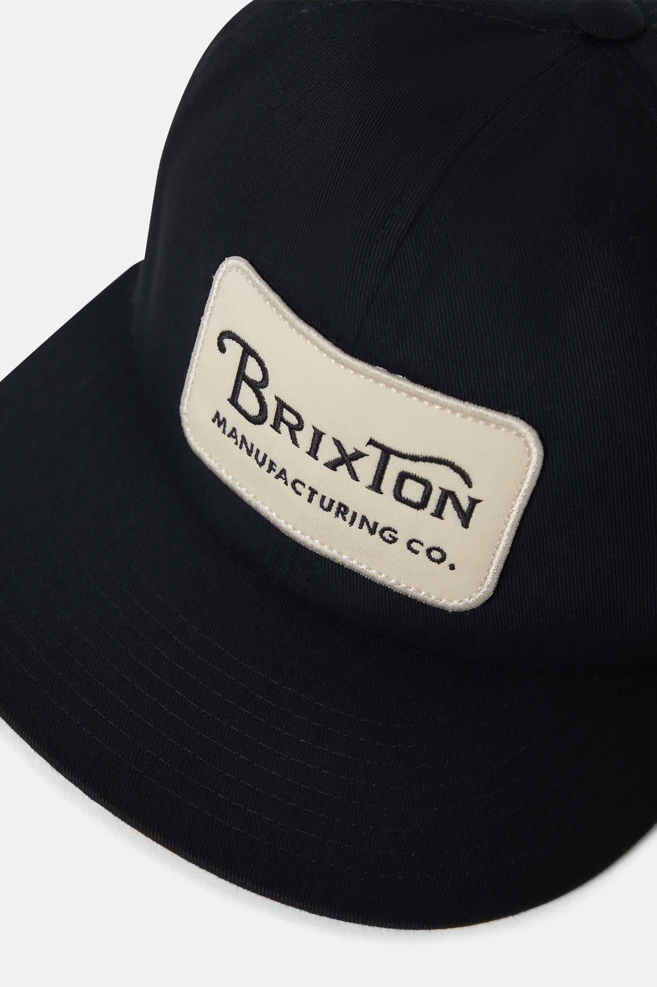 brixton-grade-snapback-black-off-white-cap-baumwolle image 3
