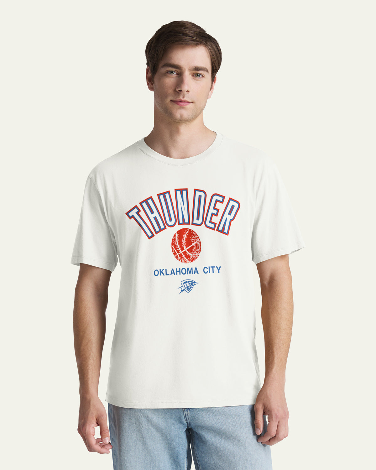 47-brand-foundation-thunder-play-block-t-shirt-sandstone-baumwolle image 1