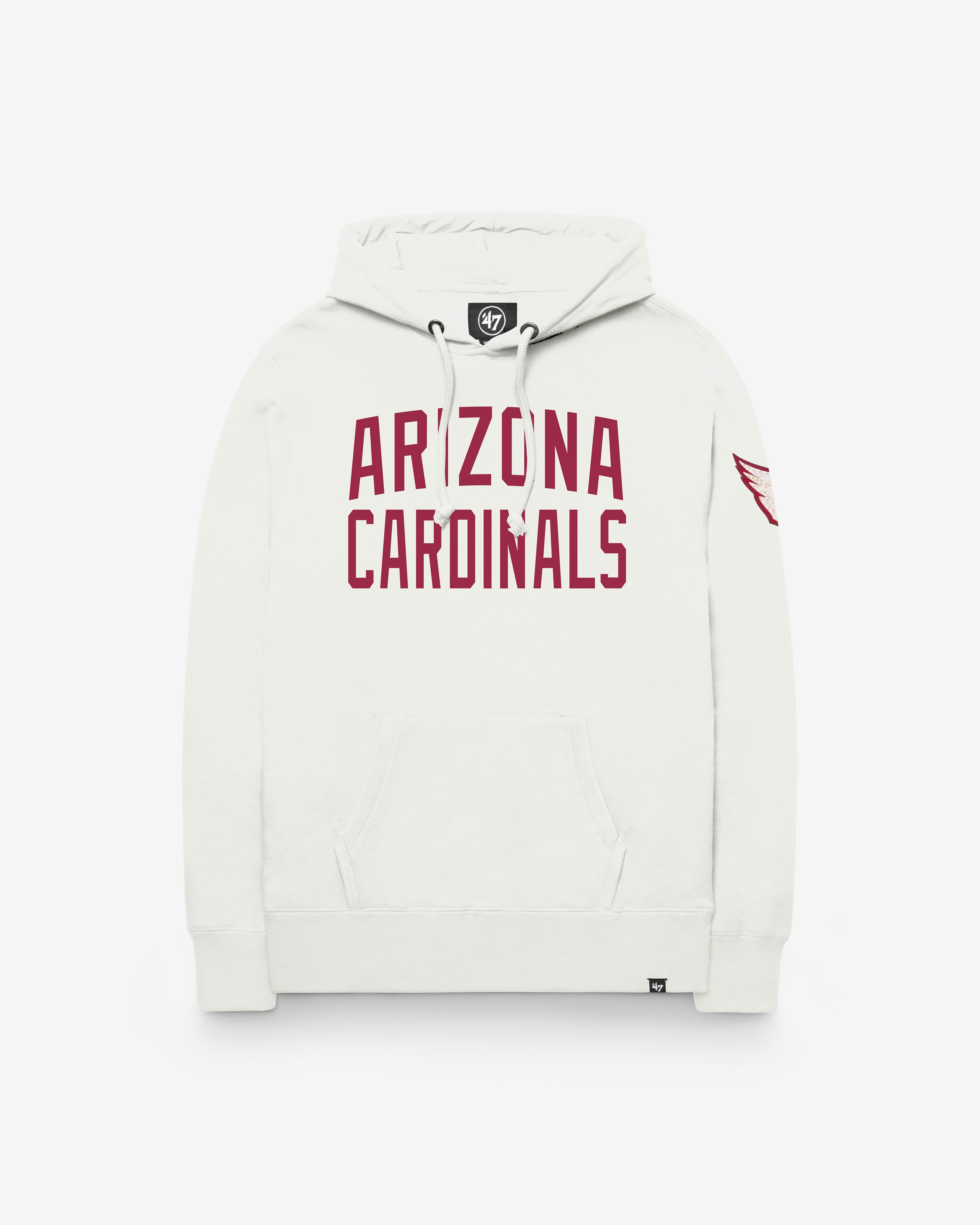47-brand-headline-cardinals-rivalry-hoodie-light-beam-white image 1