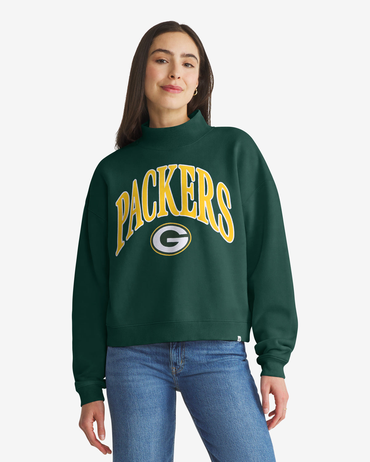 47-headline-crew-vantage-packers-damen-pullover-dark-green image 1