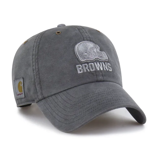 47-brand-clean-up-cleveland-browns-cap-carhartt-shadow-schwarz image 1
