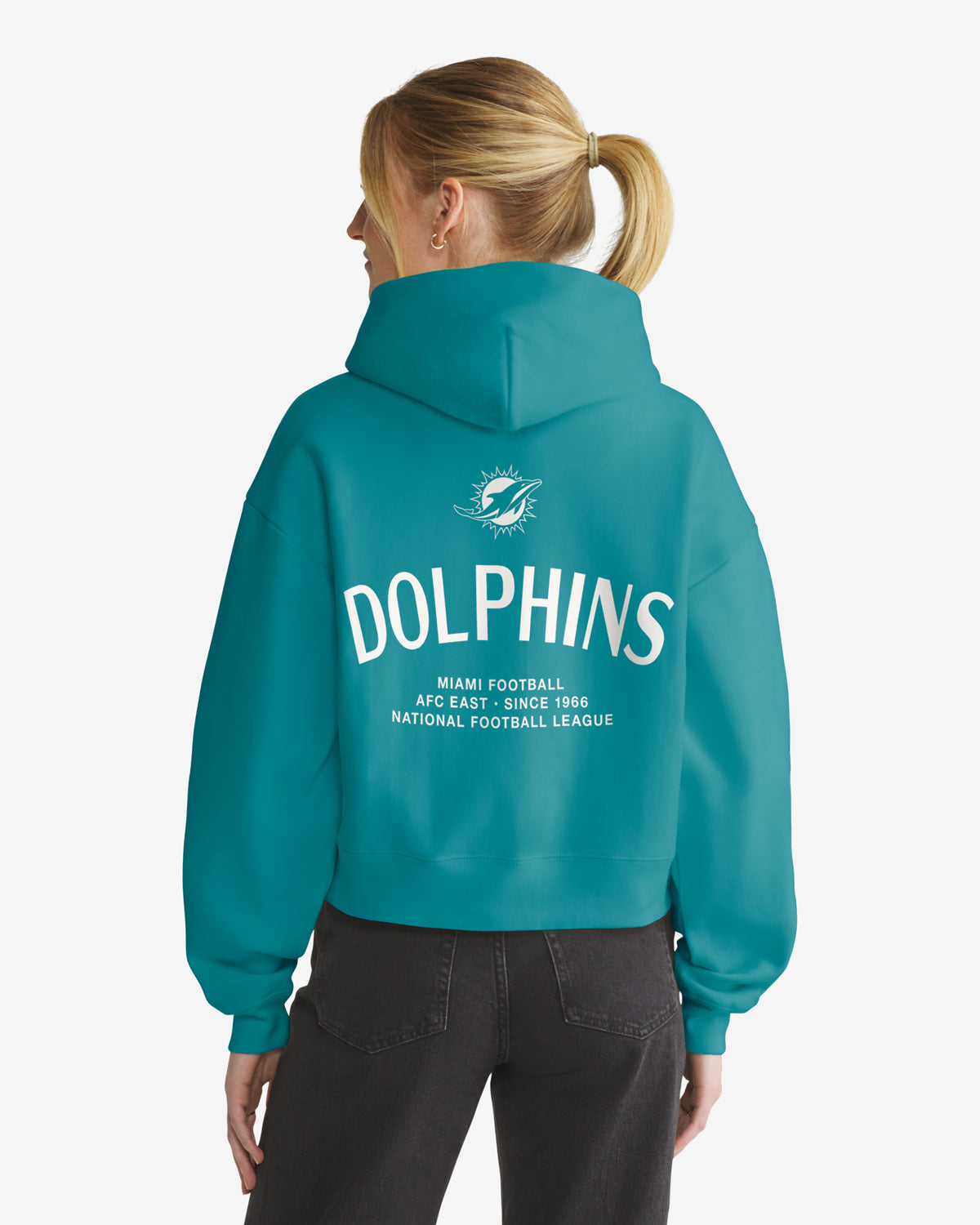 47-hadrian-foundation-hoodie-damen-dolphins-petrol-kapuzenpulli image 2