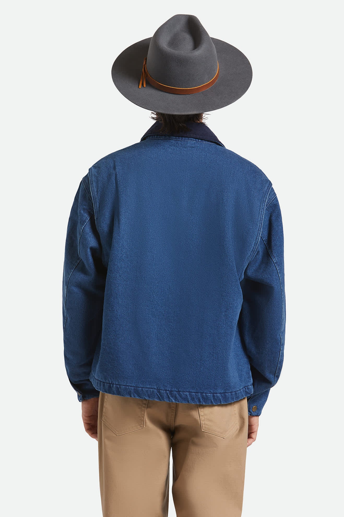brixton-hawkins-wthr-guard-cowboyhut-asphalt-brown-wollfilz image 3