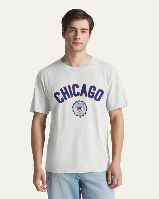 47-brand-chicago-cubs-cooperstown-crest-bend-t-shirt-relay-grey image 1